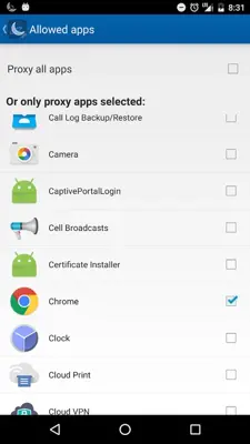 MoonVPN android App screenshot 1